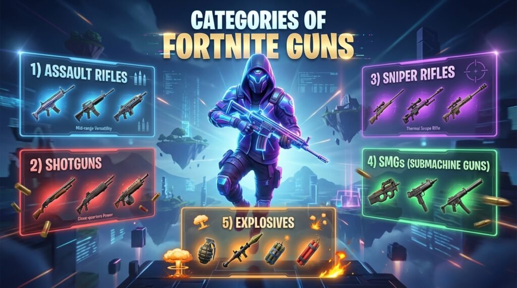 Best Guns Fortnite Pro Tips to Choose the Right Weapon