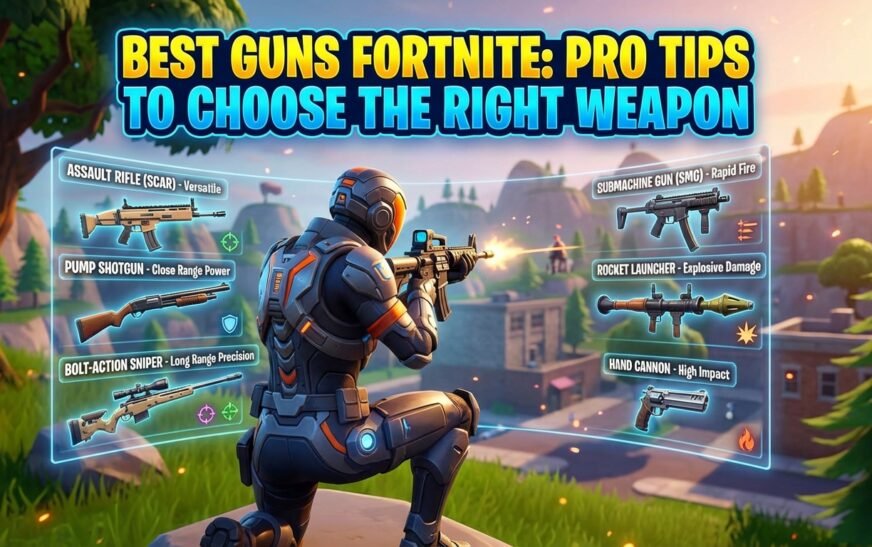 Best Guns Fortnite: Pro Tips to Choose the Right Weapon