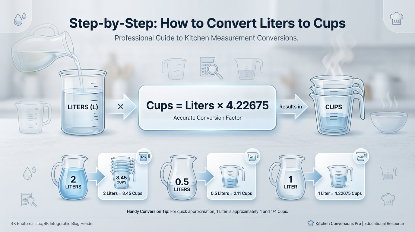 L Cup Example How Many Cups in a Liter? Easy Conversion Guide for Beginners ...