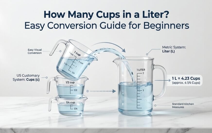 How Many Cups in a Liter Easy Conversion Guide for Beginners