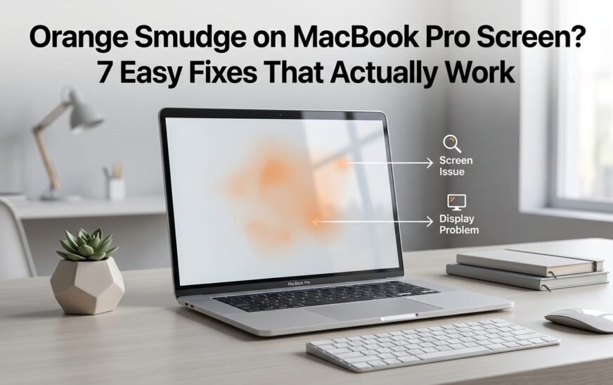 Orange Smudge on MacBook Pro Screen 7 Easy Fixes That Actually Work