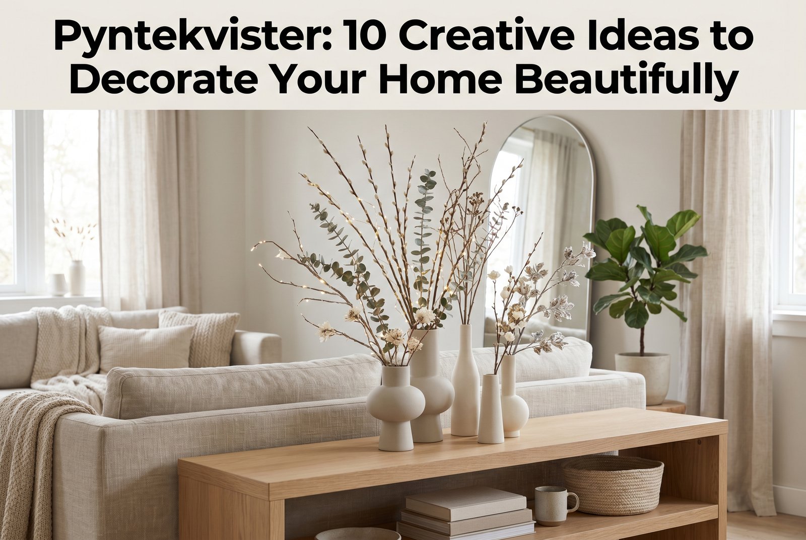 Pyntekvister: 10 Creative Ideas to Decorate Your Home Beautifully